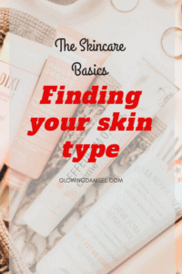 finding your skin type