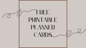 Printable Journaling Cards To Keep You Motivated